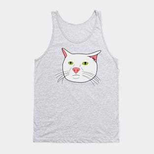 Serious Cat Meme Tank Top